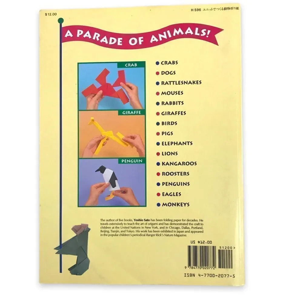 **Book** Animal Origami by‎ Yoshio Sato